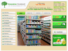 Tablet Screenshot of greentreepharmacy.com